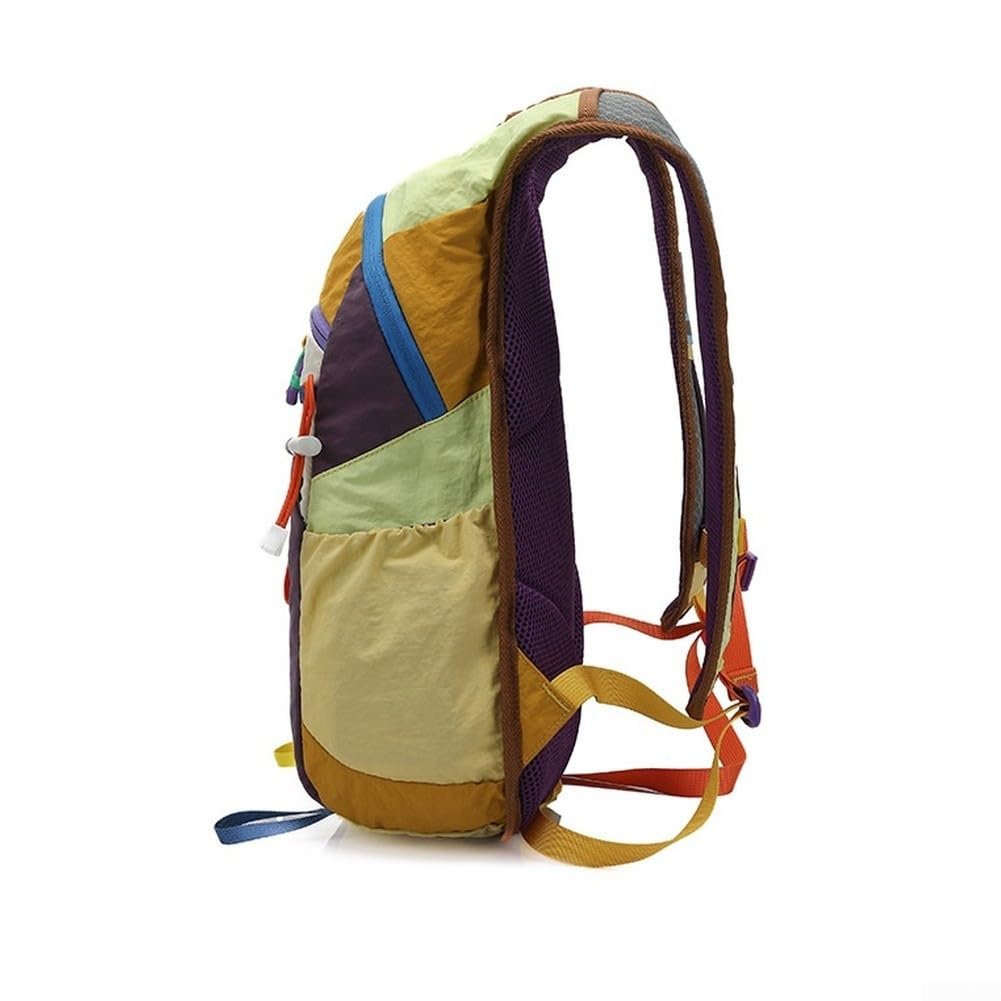 Zaino da trekking in nylon impermeabile leggero per viaggi (taglia L) | Tessuto in nylon impermeabile, protezione dalla pioggia, esterno, escursionismo, campeggio, viaggi, uso per tutte le stagioni