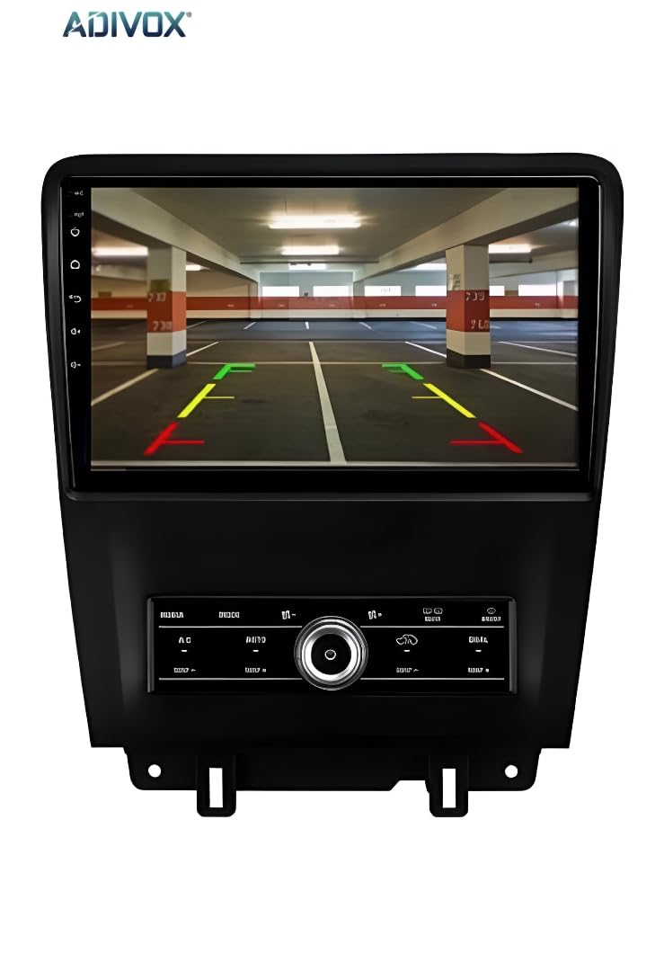 Radio samochodowe Android 14 - Ford Mustang 2009-2014, Apple CarPlay i Android Auto, dotykowy 10.1 kanałów, 8 kanałów CarPlay 2 Go/32 Go | Wi-Fi, RDS, DSP, DAB+, 5G