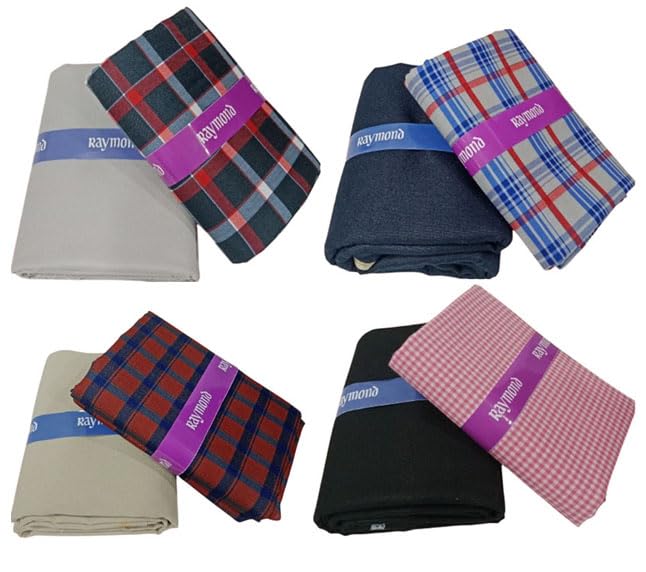 Makers by Raymond Men’s Shirt & Trouser Fabric Combo | Contemporary Formal Wear | 2 Fabric Set-image-21