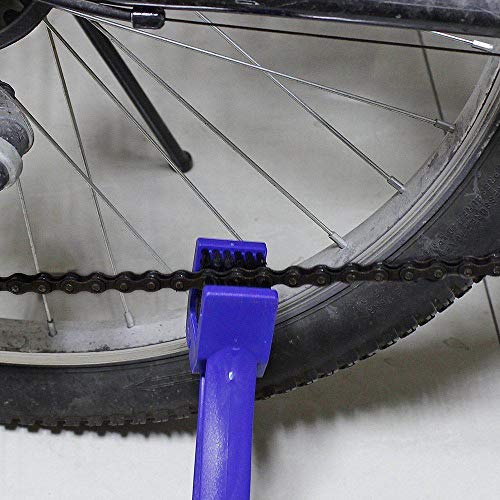 KOBWA Bicycle Chain Cleaner, Quick Clean Cycling Bicycle Bike Chain Cleaner Tool Machine Brushes Cyclone Chain Scrubber Gear Brush Kits for Road Bikes Bicycle Cycling Mountain Bike MTB - Thumbnail 3