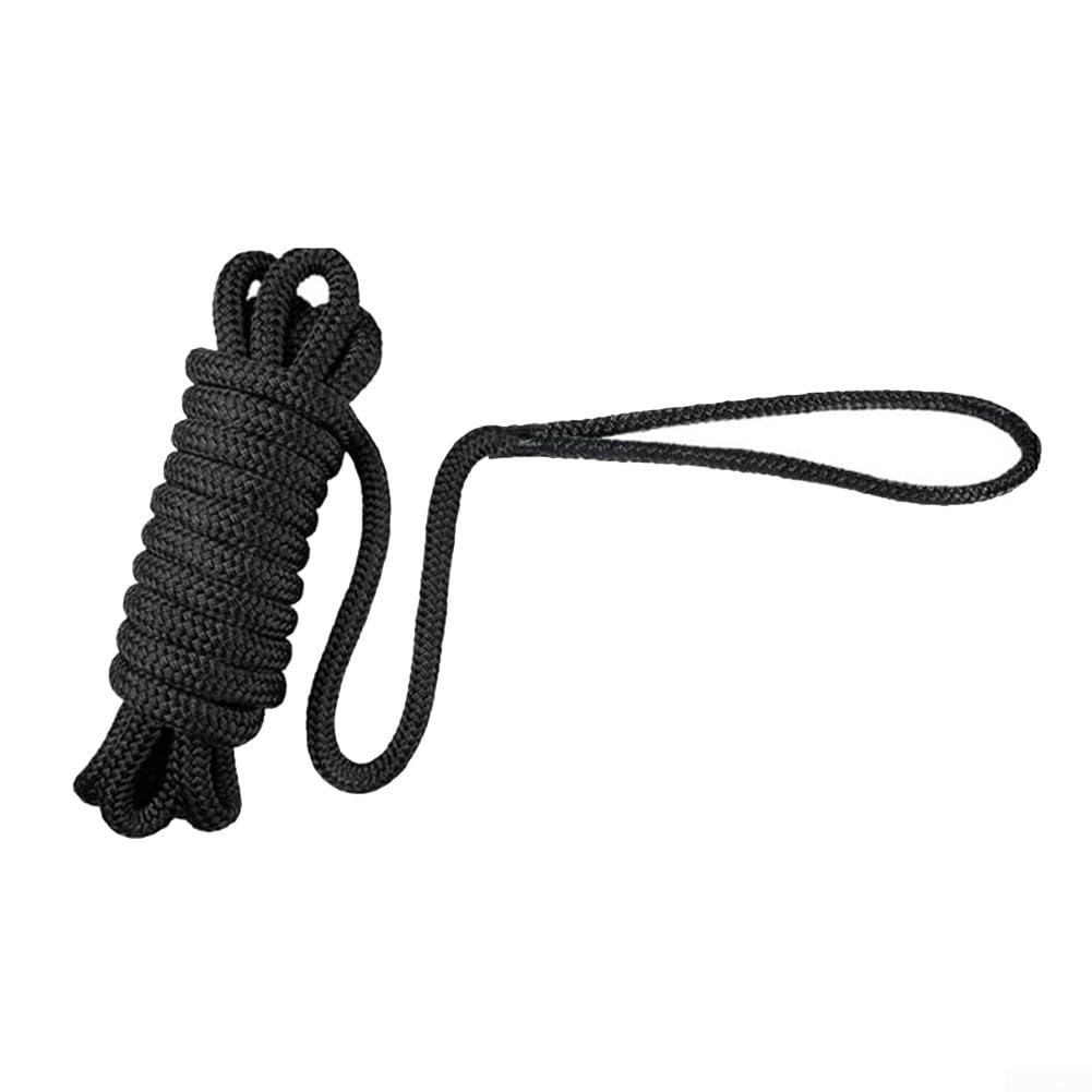 Starke Bootsanleinen Festmacher Seil für doppelt geflochtenes Nylon für Kotflügel und Ankerleine Takelage mit professionellen geschlagenen Augen und hitzeversiegelten Enden (1,6 cm)
