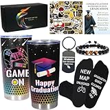 Carselage Graduations Gifts for Him 2026, College High Middle School Gamer Graduations Gifts Set for Men, Class of 2026 Graduations Party Present for Boys Grandson Son Brother Boyfriend Nephew