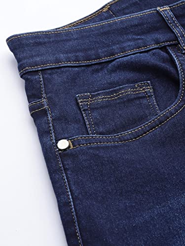 Image of Hubberholme Men's Stretchable Slim Fit Jeans - Casual Cotton Jeans for Men