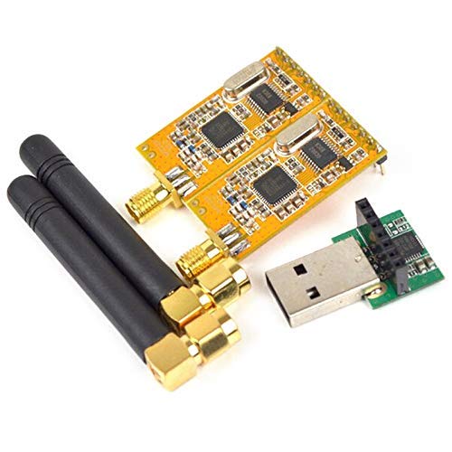 DealMux APC220 Módulo de datos en serie RF inalámbrico con antenas Kit de módulo de anunciante USB para 3.3V-5V Cover