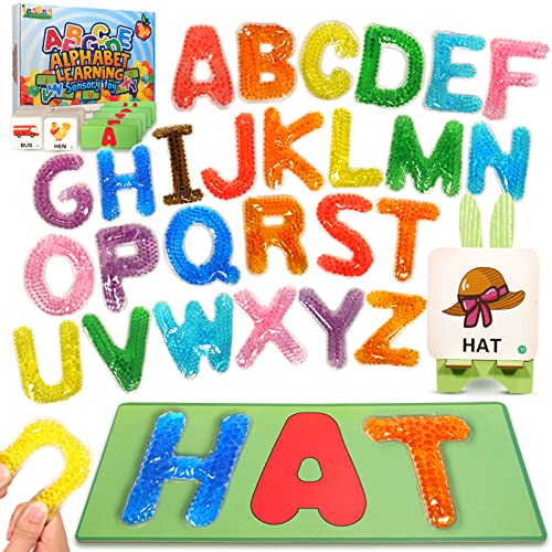 Alphabet Letters Sensory Toys for Kids - Short Vowel Reading Letters Spelling Games, Classroom Must Haves Sight Words Educational Toy...