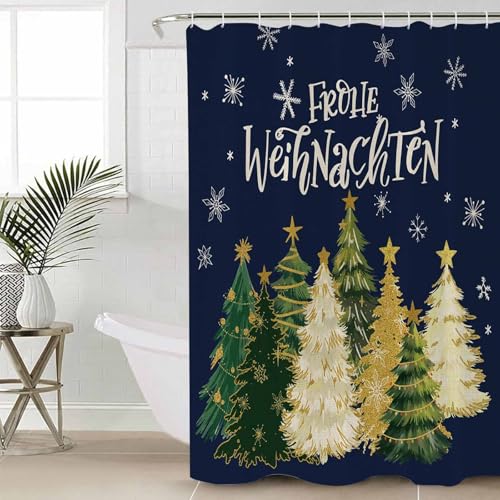 Tamkkuraux �V�����[�J�[�e�� �N���X�}�X�c���[ ���� ���F�w�i �����C�J�[�e�� 92×198cm ���� �o�X�p�i �Ԏd�؂� �ډB�� �t�b�N�t�� �k�� ���j�b�g�o�X ���t���ȒP �v���C�o�V�[�ی�