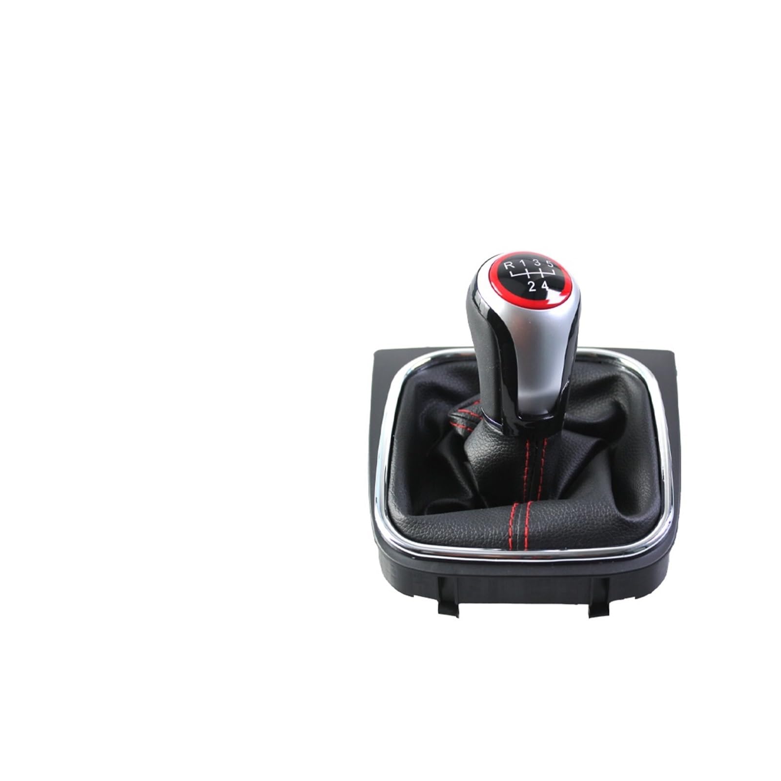 Rbevcrr 5 Speed Car Shift Lever Knob For Vw For Golf For Rabbit For Jetta Mk5 2004-2010 For Jetta Mk6 2010-2014 Manual Shift Knob Stick Shifter Pen(5 Speed)