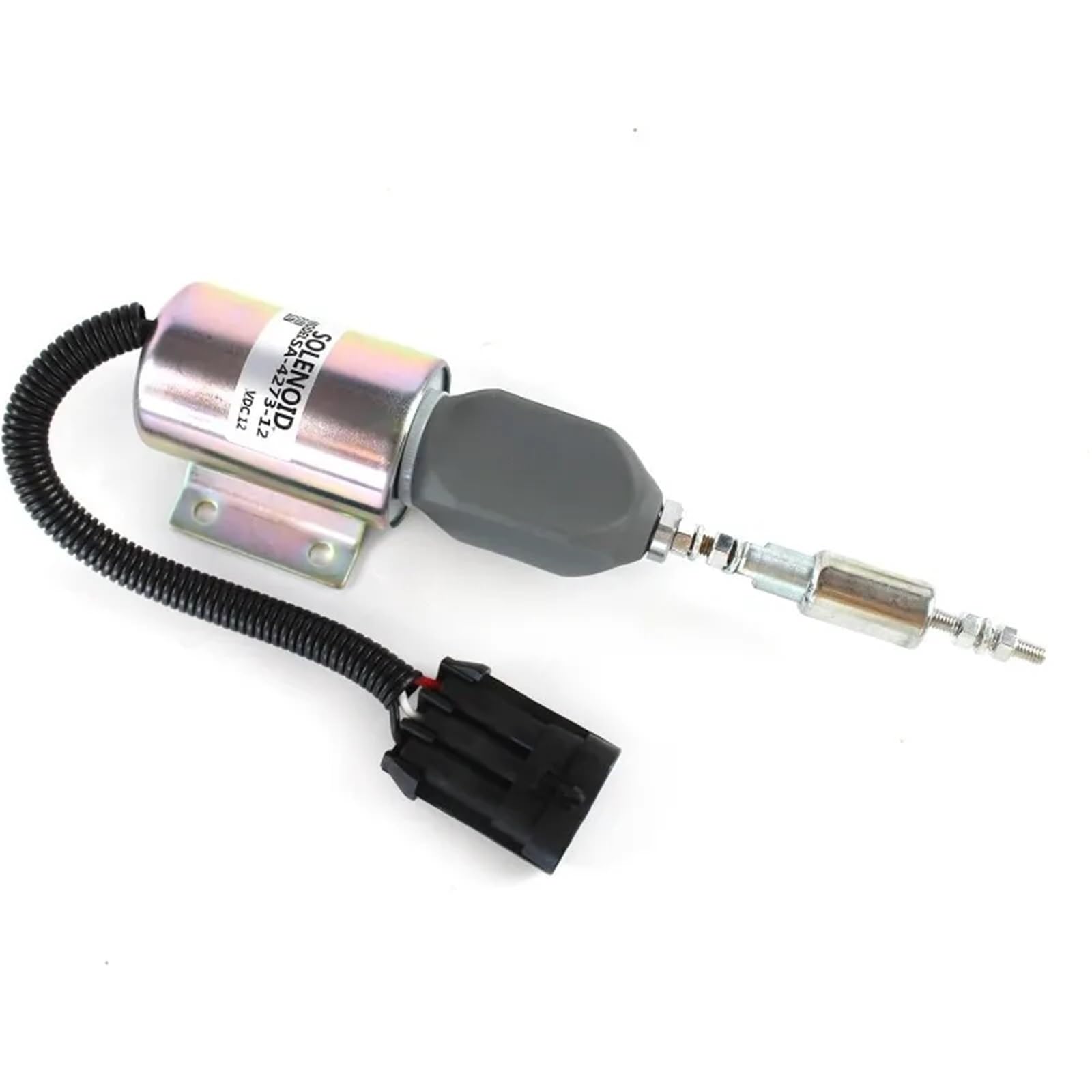 Solenoide de corte de combustible Solenoide de corte de combustible de 12 V SA-4273-12 2003ES-12E6UC4B5S2 F3HZ-9A594-A F3HZ-9N392-D, apto para camiones Ford de servicio pesado.