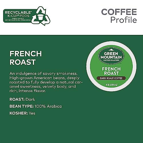 Image of Green Mountain Coffee French Roast, K-Cup Portion Pack for Keurig K-Cup Brewers, 24-Count