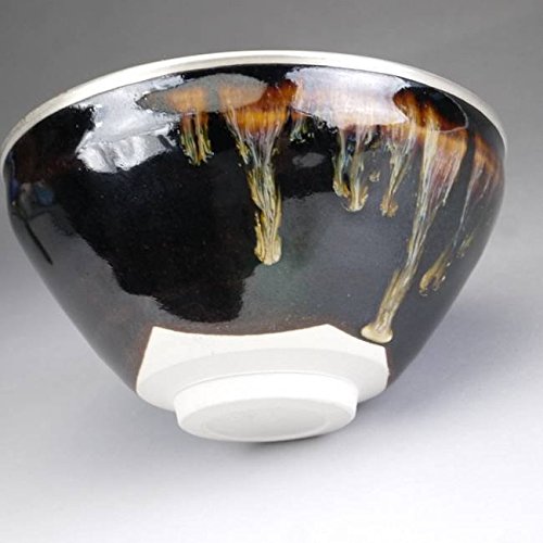 Amazon | 天目茶碗 定一 覆輪銀塗仕上げ | 【京焼清水焼】Shoindo