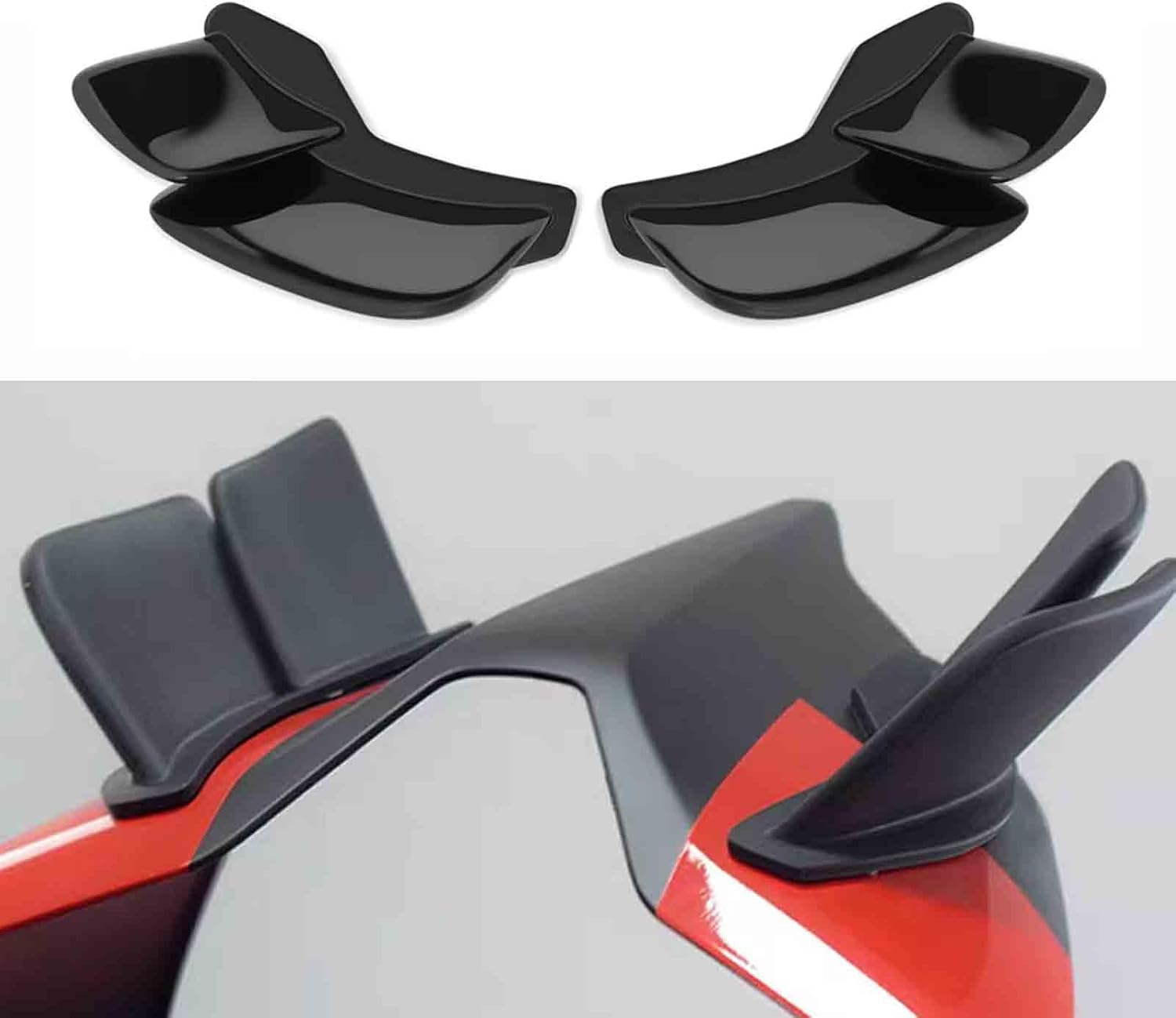 for Panigale V2 V4 V4S V4R Streetfighter V2 V4 V4S V4R 2024 2023-2018 Tail Fixed Wing Streetfighter V2 V4 V4S V4R Motorcycle Winglets Rear Spoiler