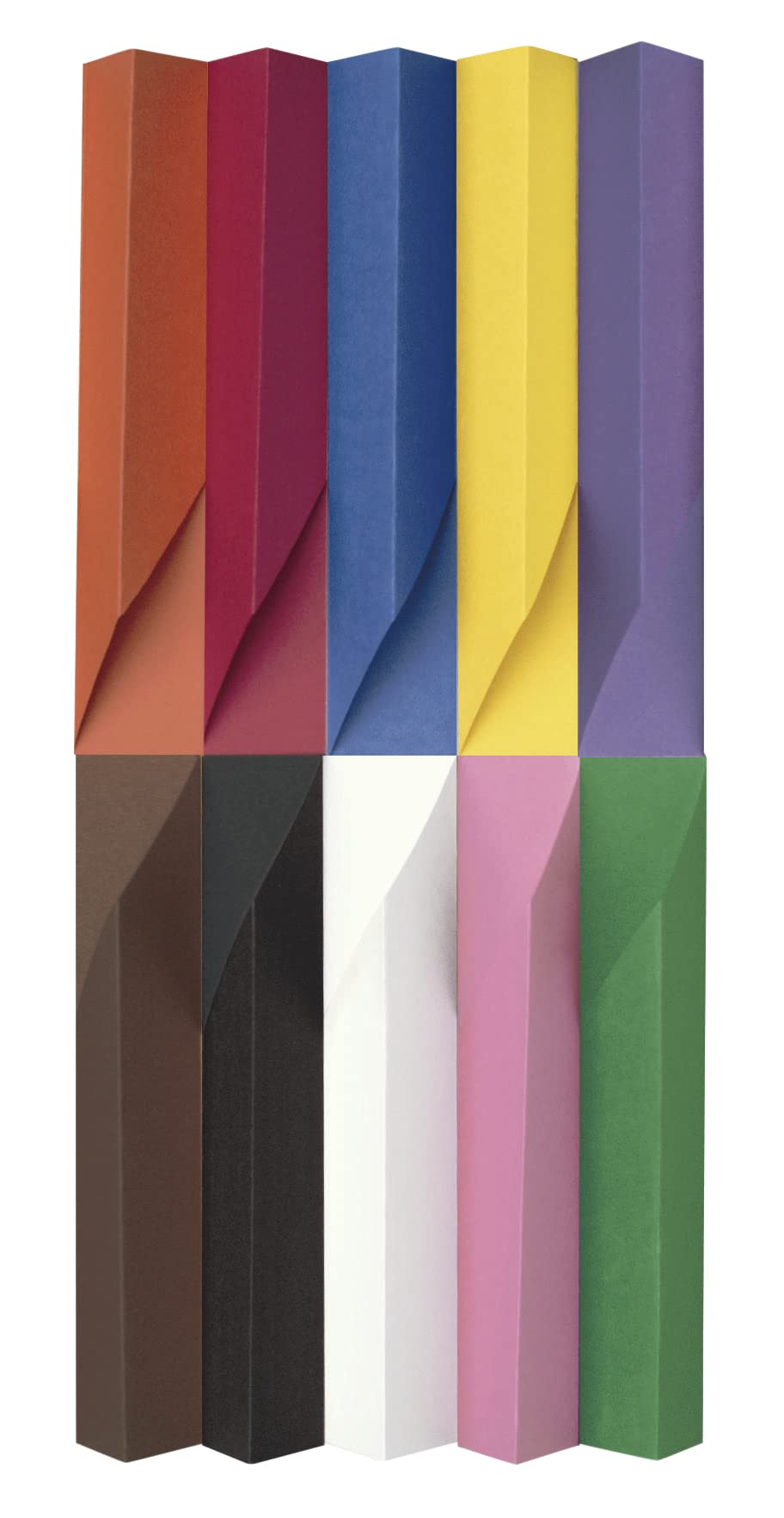 Prang Prang (Formerly SunWorks) Construction Paper, 10 Assorted Colors, 12" x 18", 50 Sheets in use