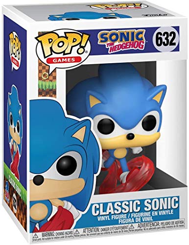 Funko- Pop Games 30th-Running Sonic Figura coleccionable, Multicolor (51964)