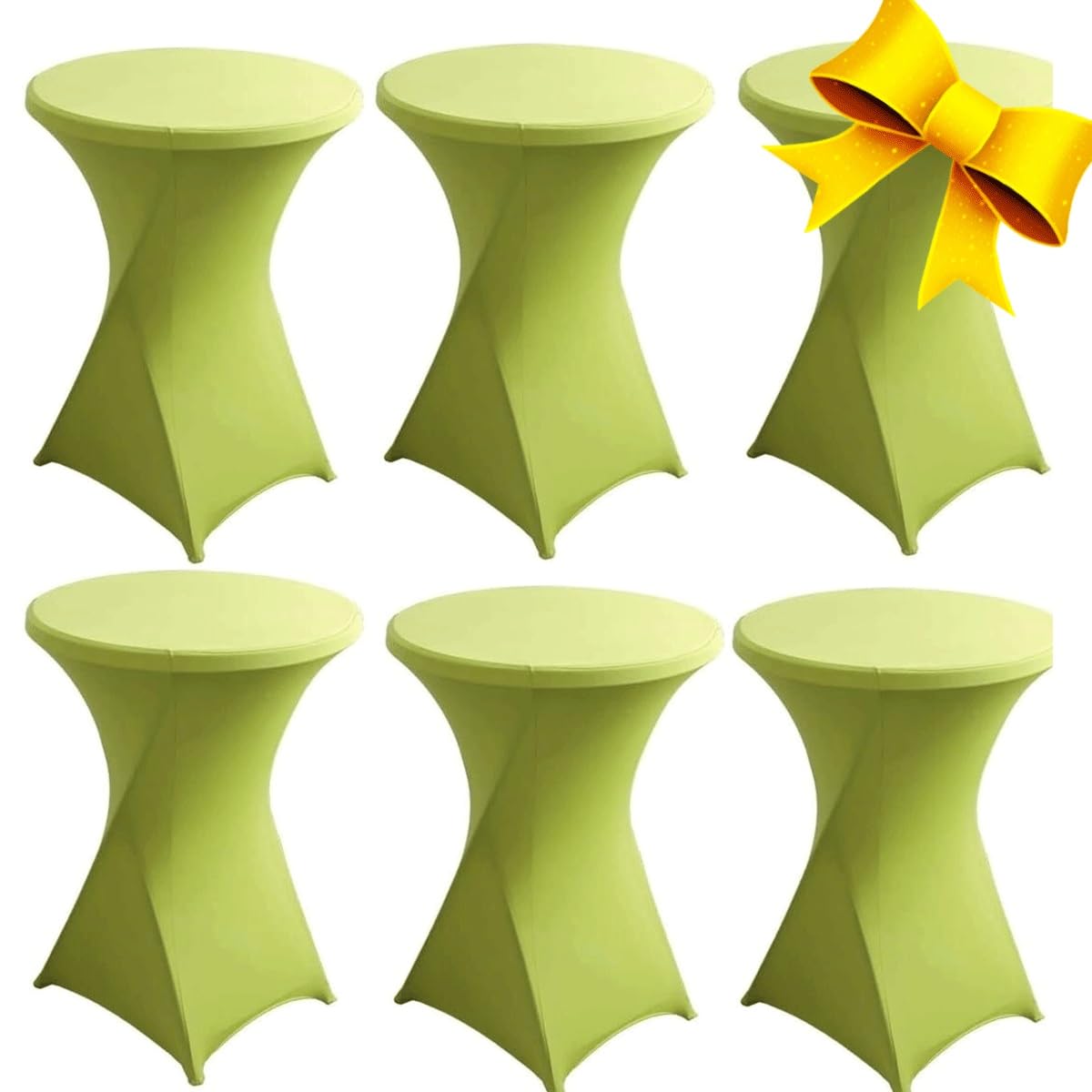 Rojo,Mantel De Spandex Cocktail,Street Mantel Elástico Para Mesa De Bar, 2/4/6 Piezas 32-43 Cm Fundas Elásticas Para Mesas Redondas De Bar Para Bar, Fiesta De Cumpleaños, Boda, ( Color : 22# , Size :