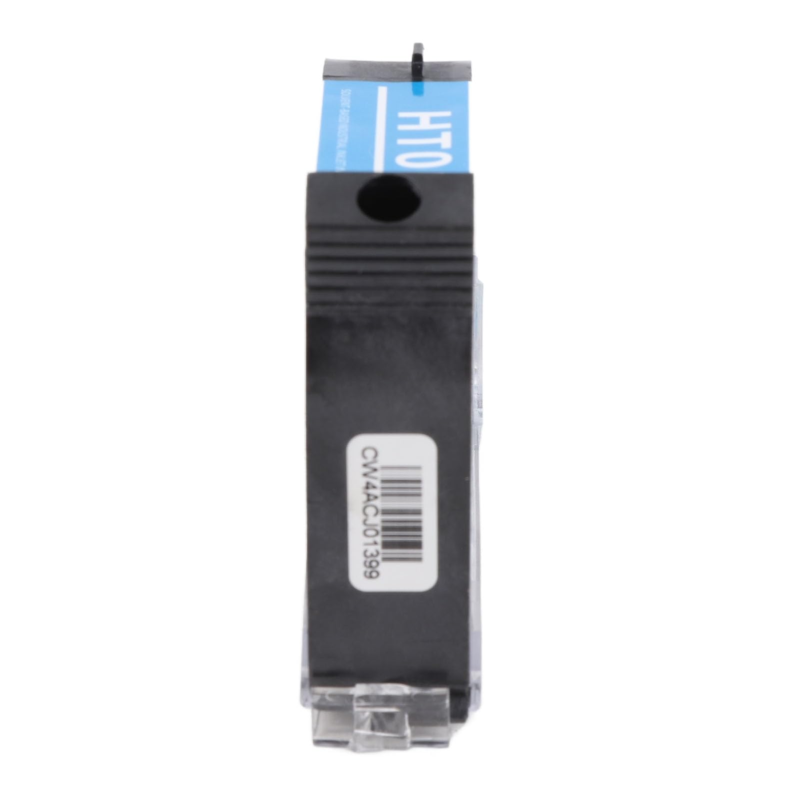 Cartuccia per stampante, 12,7 mm portatile 42 ml stampa fluente robusta cartuccia d'inchiostro per stampante a getto d'inchiostro portatile trasparente per la sostituzione del legno(Nero)