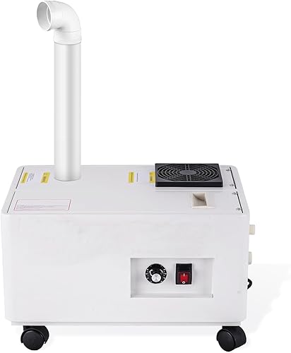 Humidificador frío de 101.4 fl ozhora de grado comercial, tanque de agua de llenado automático y carcasa de acero inoxidable - Humidificador