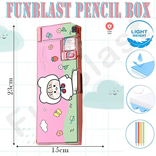 Image of FunBlast Flamingo Multipurpose Zipper Pen and Pencil Pouch Bag Case for School Supplies for Kids