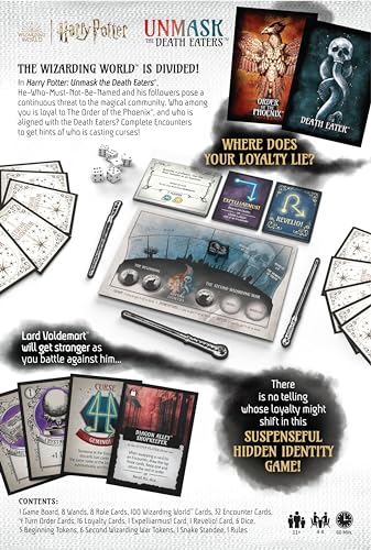 USAopoly Harry Potter: Unmask the Death Eaters Board Game, Multicolor - Image 2