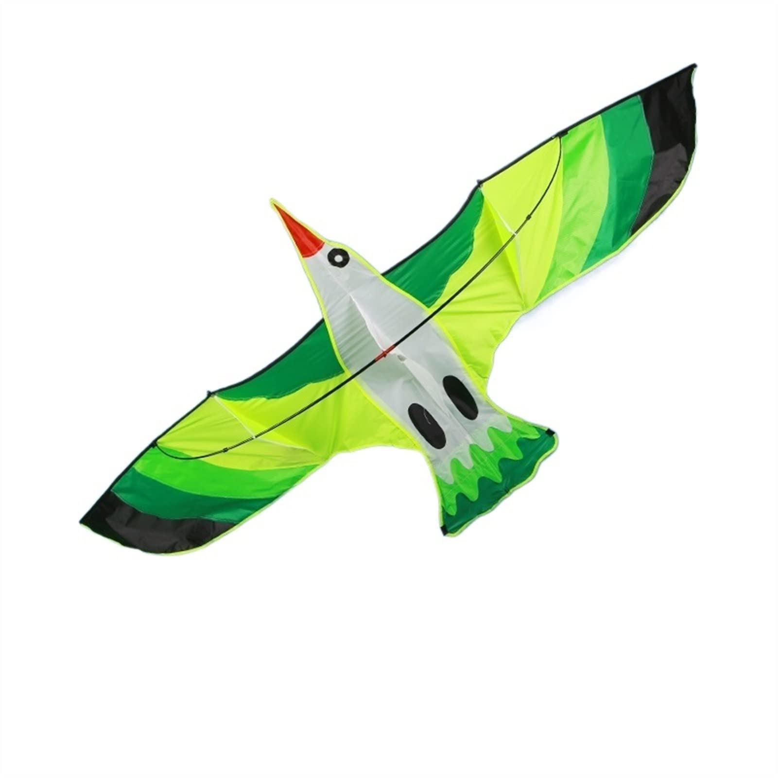Cometa para niños, cometa de águila verde de pastizales para adultos y niños, cometa deportiva al aire libre, cometa colorida fácil de volar
