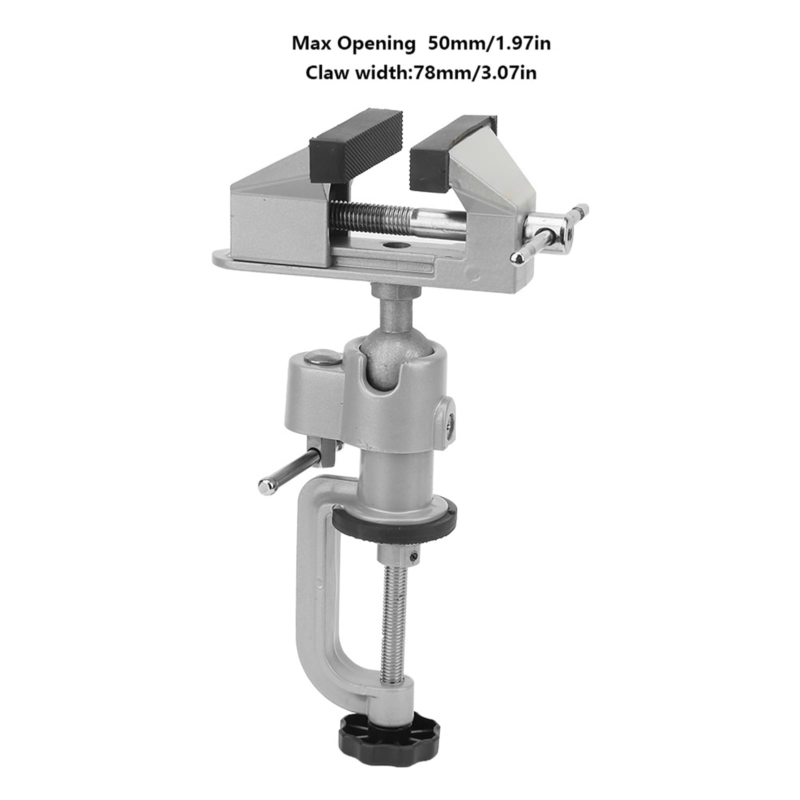 Keenso Vice Universel en Alliage en Aluminium de pour Workbench Universal Vice - et , Stable et Grande Performance