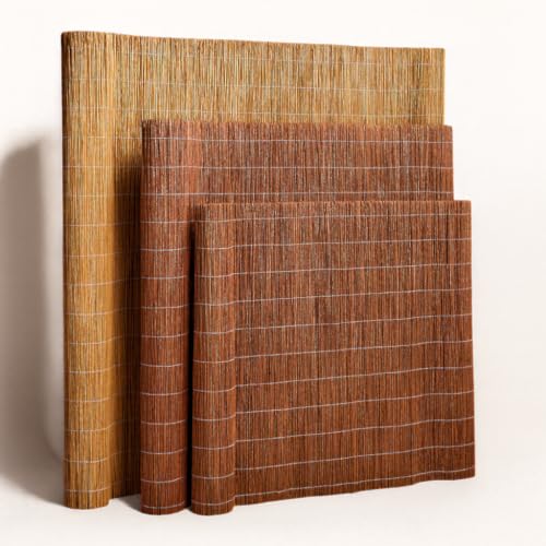 rg-vertrieb Weidenmatte Sichtschutz Balkon Sichtschutzmatte Weidezaun Rollzaun 20 Größen (180 x 500 cm)