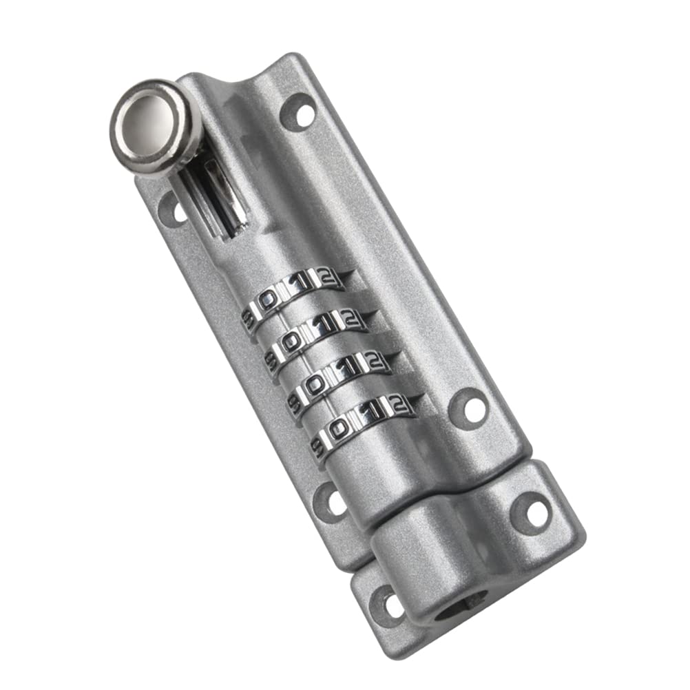Pestillo de cierre multiusos, cerrojo de candado, 3 piezas Cerradura de contraseña de metal Pestillo de puerta con contraseña Pernos de puerta Pestillo Pernos de seguridad de puerta Perno de puerta de