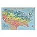 U.S.A. Mappa American Puzzle 200/300/500/1000 Pezzi Puzzle Gioco Ambientale Materiale per Bambini Adolescenti Bianco 500pcs