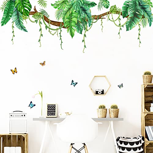 Vinilo Decorativo Hojas Tropicales 30x90cm miniatura 7