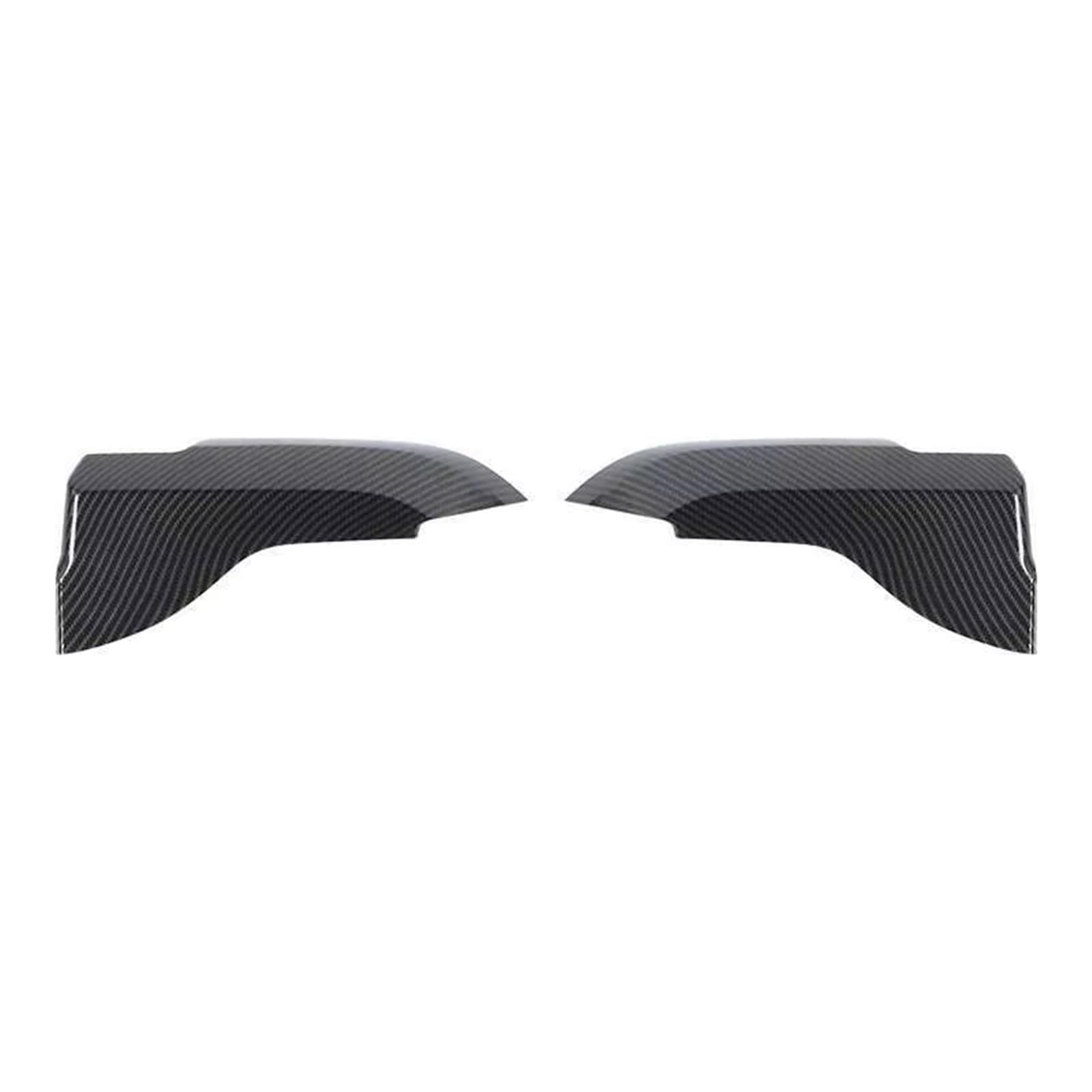 Trim Sticker Accessories ABS Carbon Inner Door Armrest Cover Trim Stickers for Mustang 2015 Up Car Interior Accessories Car Interior Decoration(Carbon Fiber Grain)