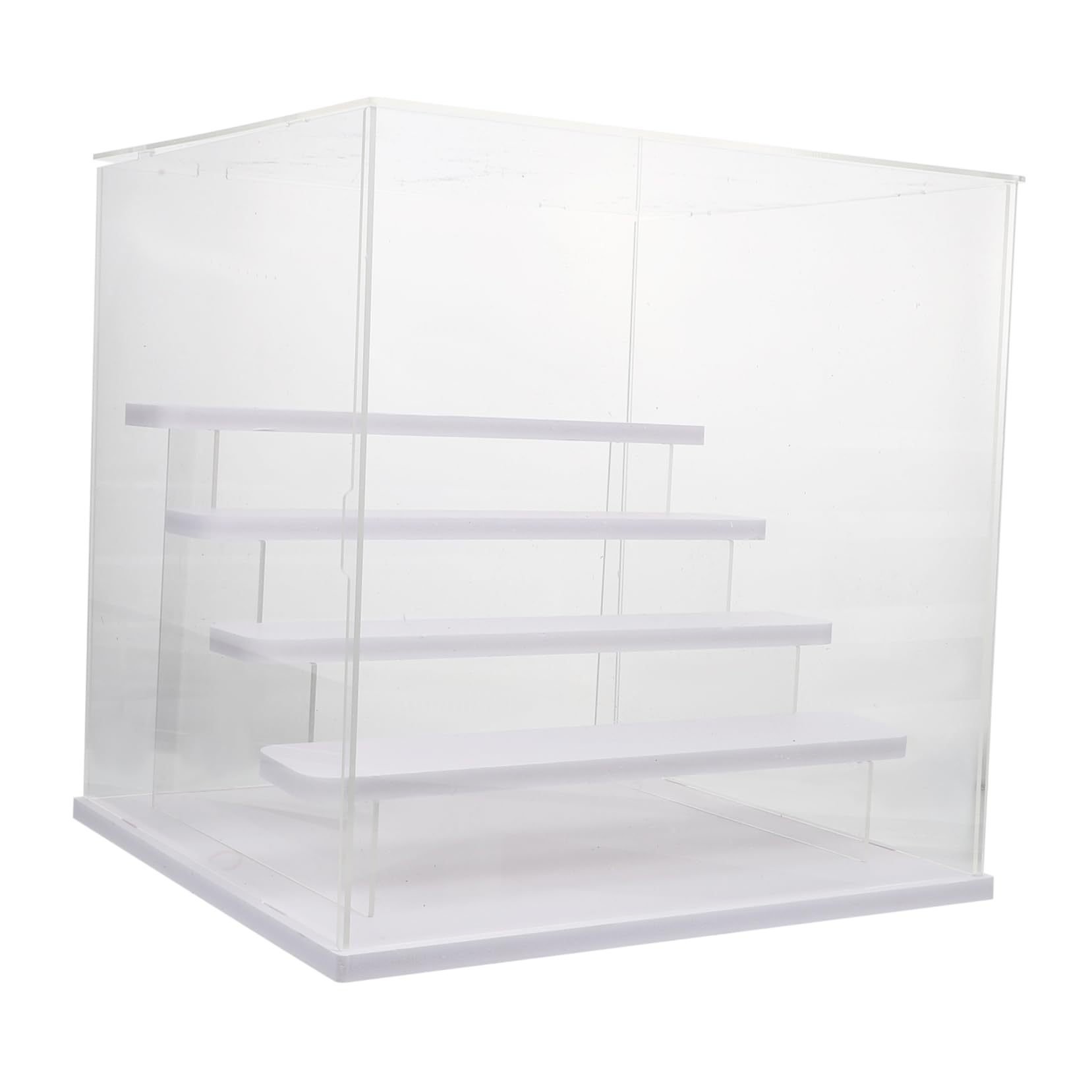 Ciieeo High-definition Multi Doll Display Case for Ornaments Figures and Toys Transparent Organizer Openable Door for Easy Access and Showcase