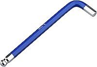 Vista 11 de Llave Allen de llave hexagonal de extremo de bola de 0.059 in, llave hexagonal interna, herramienta de reparación de acero S2 de brazo largo