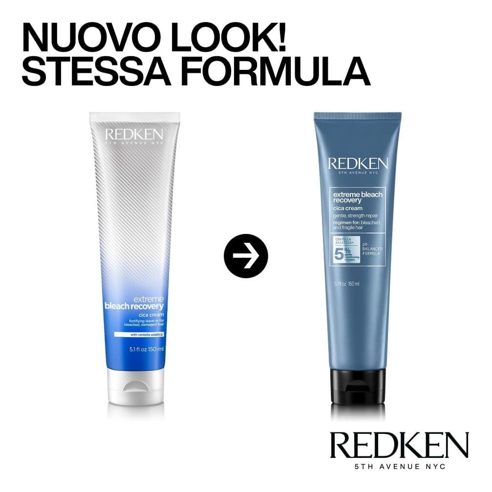 Redken Leave-in professionale Extreme Bleach Recovery CICA, Per capelli estremamente Danneggiati da Decolorazione, 150 ml
