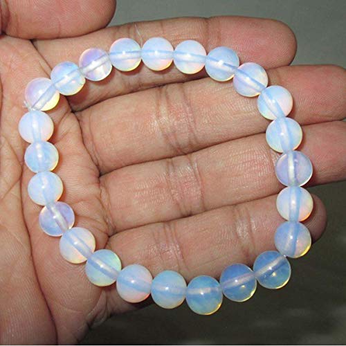 Image of Reiki Crystal Products Natural Crystal Stone 8 mm Faceted Diamond Cut Beads Bracelet for Men & Women | Reiki Charged Gemstone Bracelet | Multiple Stone Variants Available