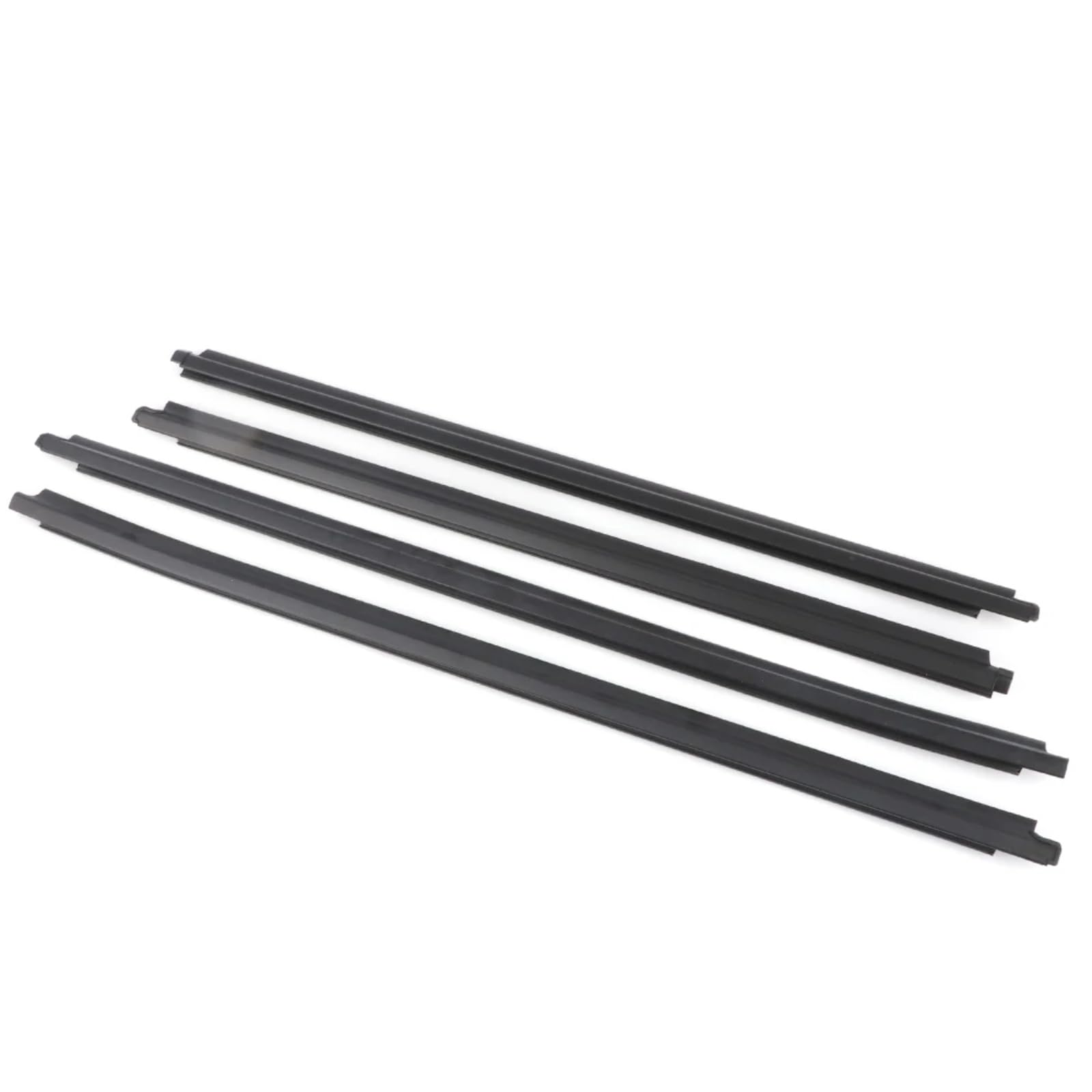 Automotive Window Seals Compatible with Toyota for Fortuner 2004-2015 4pcs Car Outer Window Weatherstrip Trim Sealing Replacement