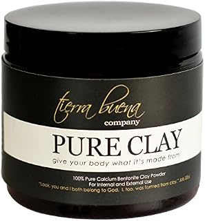 Tierra Buena Pure Clay – Premium Calcium Bentonite Clay Food Grade (Montmorillonite) Powder