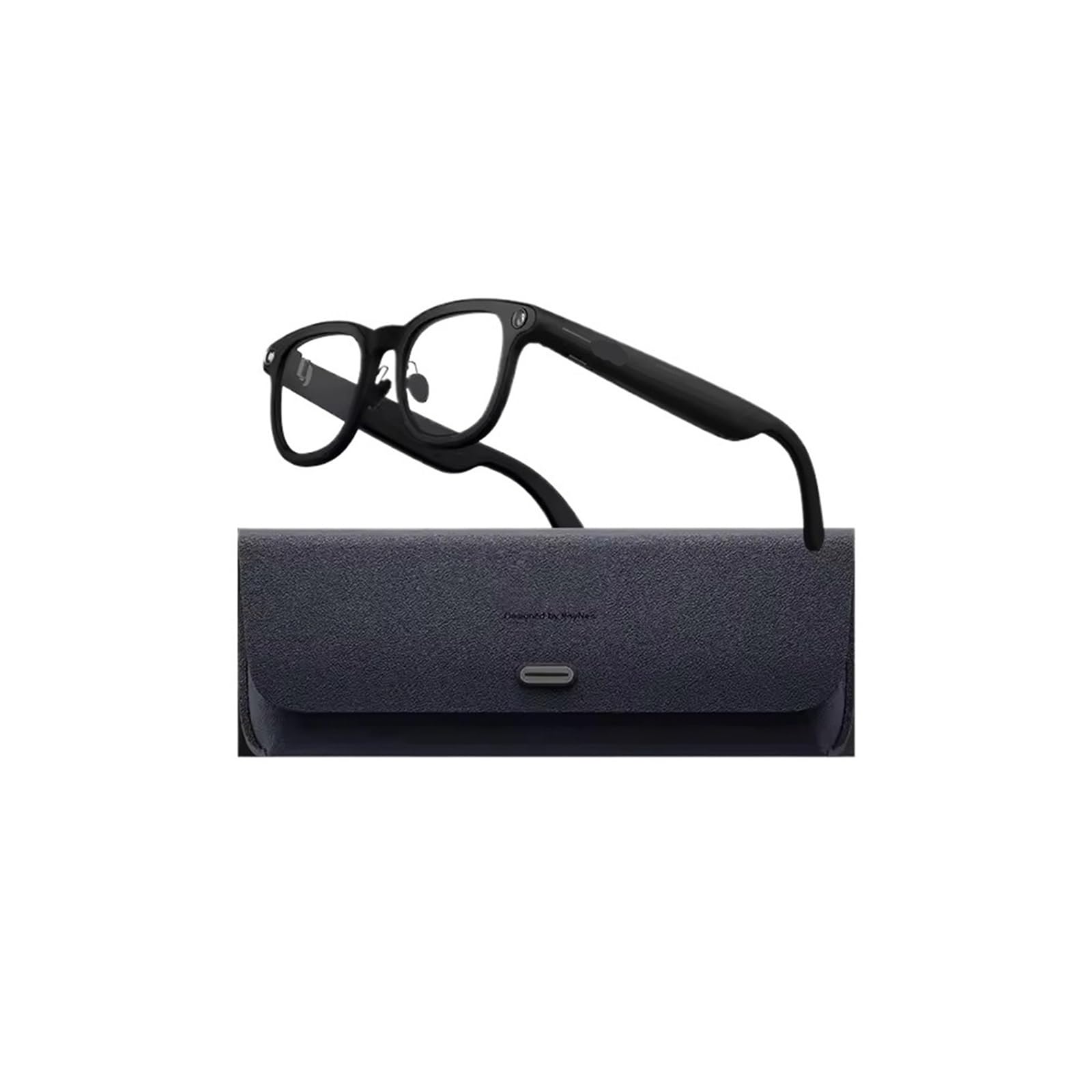Gafas de Tiro V3 AI inalámbricas Inteligentes compatibles con Auriculares Bluetooth(Feather Black)