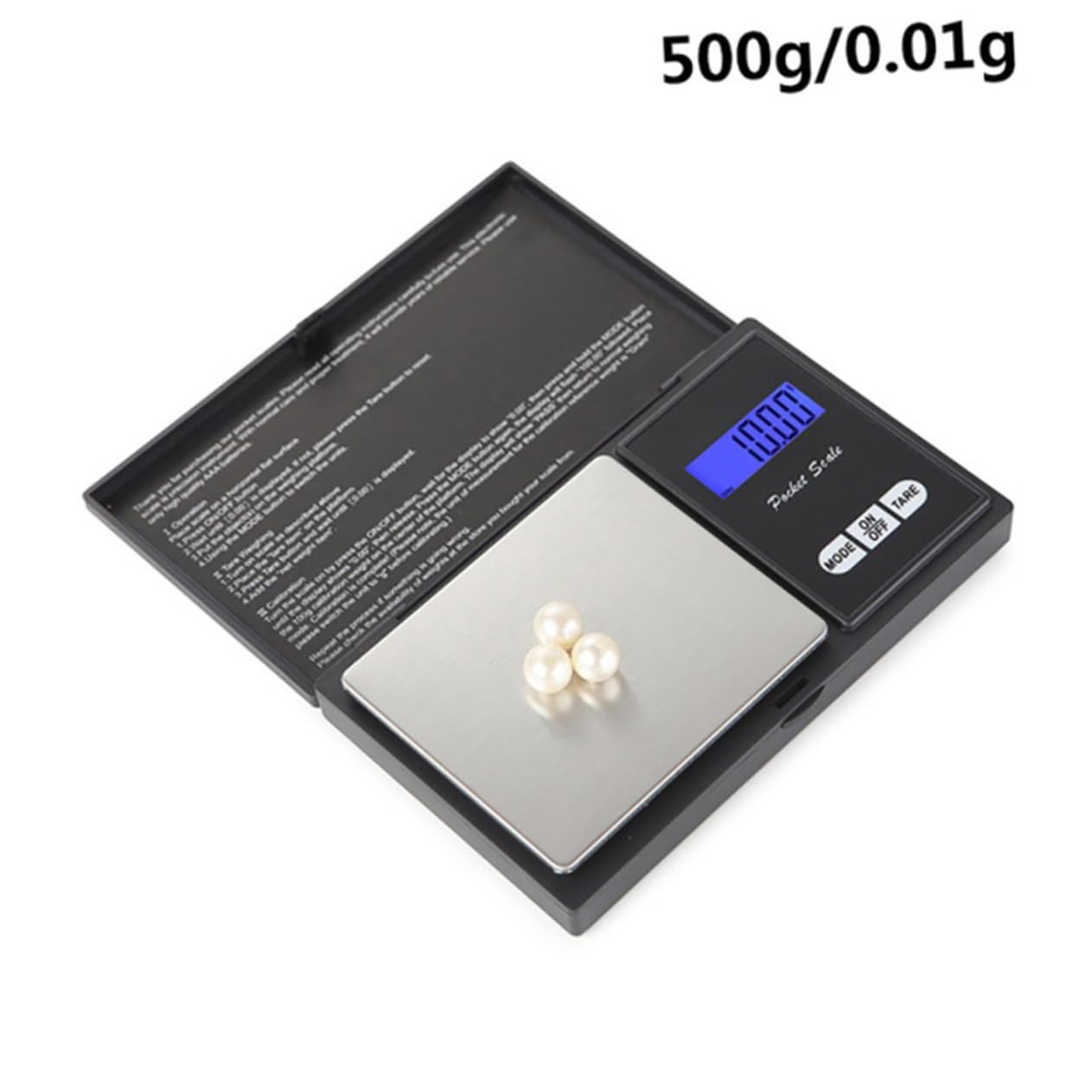 Zerodeko 3stücke Miniatur Elektronische Schmuckwaage Tragbare Digitale Waage Für Schmuck Und Pakete Präzise Messung Für Unterwegs Mit Beleuchtetem Lcd-display