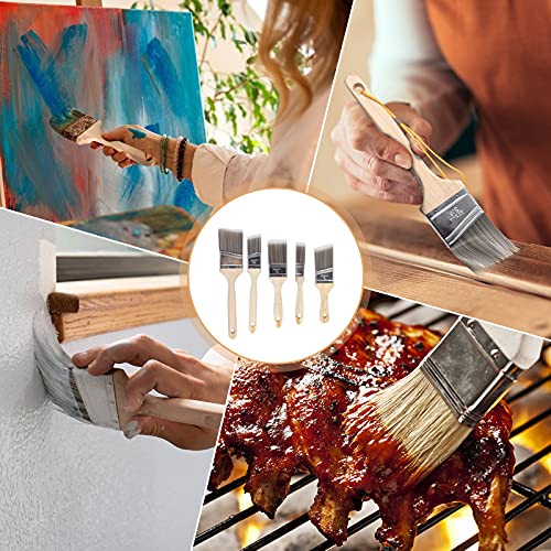 Pennelli,Set di 5 Pennello Pittura,Pennello,Set