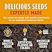 DAVID Roasted and Salted Spicy Queso Jumbo Sunflower Seeds, Keto Friendly, 5.25 oz, 12 Pack
