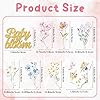 BeYumi Spring Wildflower Table Confetti - 300Pcs Baby In Bloom Wildflower Baby Shower Confetti Decoration Watercolor Floral Themed Scatter Paper Decor for Bridal Wedding Girl Birthday Party Supplies #1