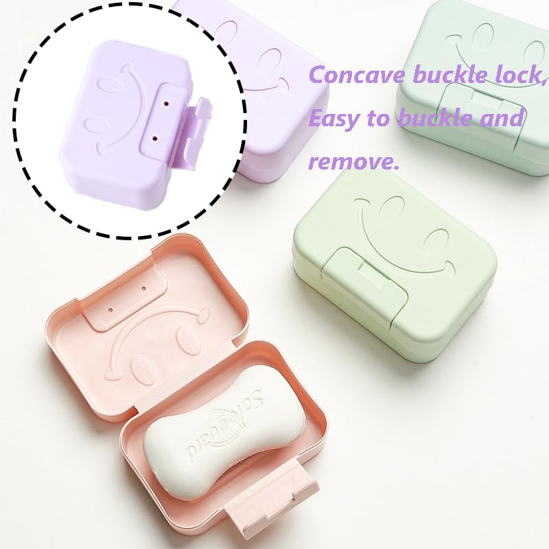 Portasapone Da Viaggio 2 Pezzi Con Coperchio | Blu Scuro E Azzurro | Ideale Per Doccia, Bagno E Campeggio - Foto 2