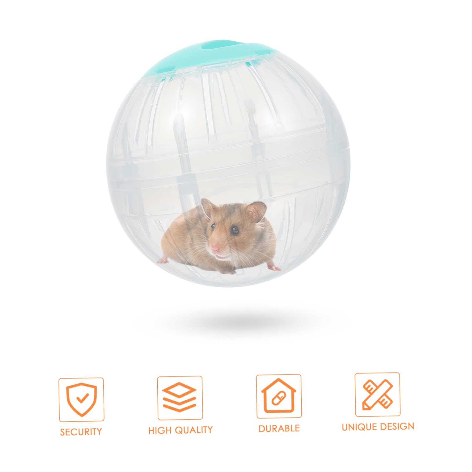 WOONEKY 4stücke Hamsterlaufbälle Transparente Fitnesskugeln Für Hamster Und Mäuse Spielzeug Für Mehr Bewegung Und Gesundheit Der Kleintiere