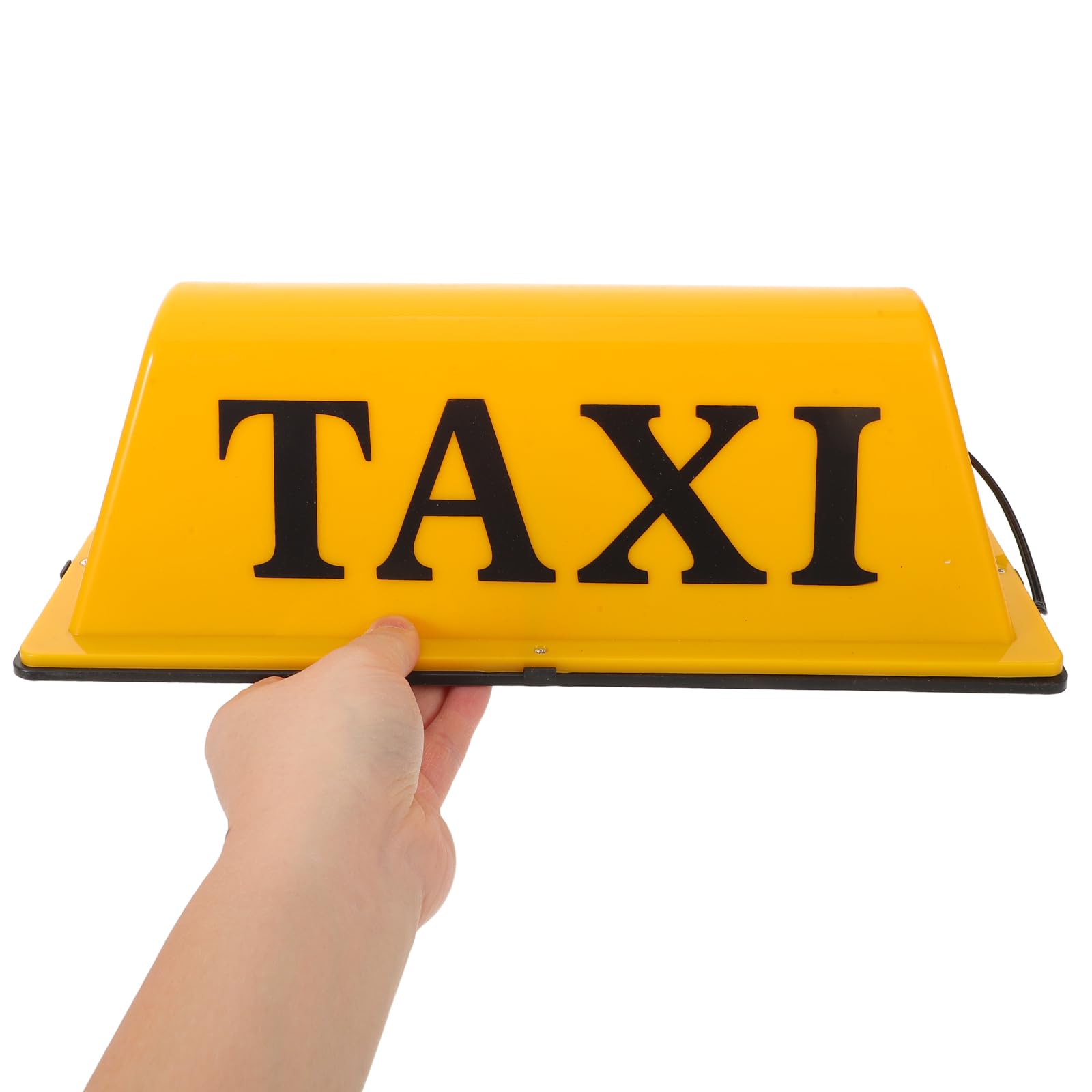 Lampada da Tetto Taxi Magnetica Gialla per Auto con Luce LED Superiore, Segnale Illuminato Compatibile, Installazione Semplice per Guida Notturna Sicura