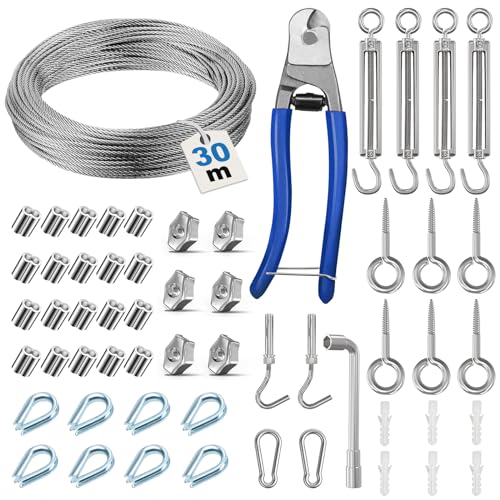 10mm Stahlseil Mit Ösen - Länge: 20m - Drahtseil Verzinkt 10mm 6x19 2 Drahtseil Verzinkt 10mm 6x19 2 Schlaufen 10mm Stahlseil Mit Ösen - Länge: 20m - Drahtseil Verzinkt 10mm 6x19 2 Drahtseil Verzinkt 10mm 6x19 2 Schlaufen