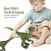 Zooawa Velociraptor Dinosaur Figure Toy - Green