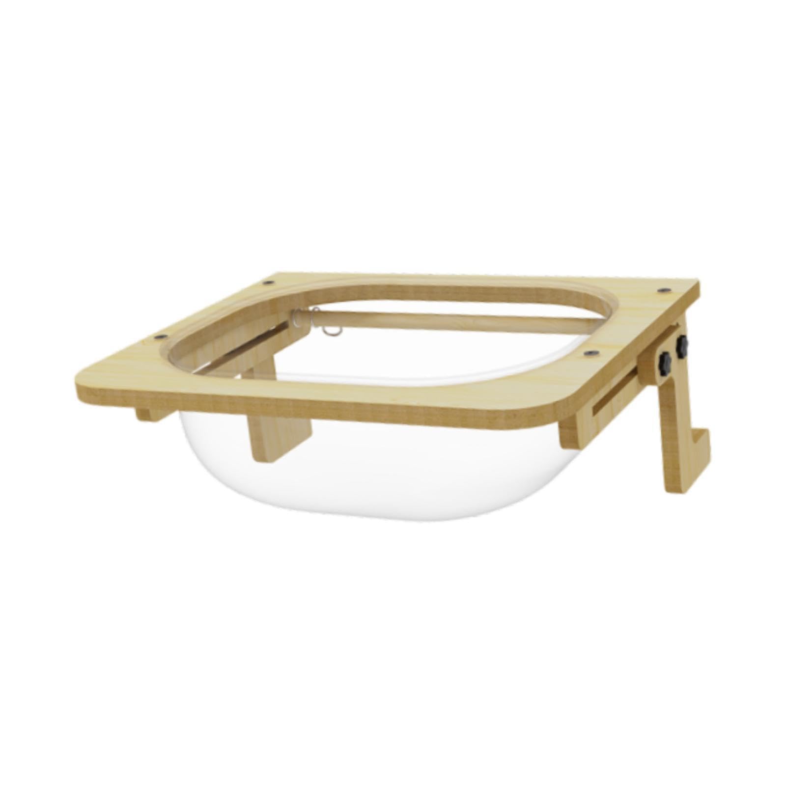 Acogedora Hamaca para Ventana para Gatos. Soporta hasta 13.6 | ajustable. Solución para ahorrar espacio. La hamaca para gatos cuenta con ganchos metálicos para colgarla fácilmente.