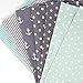 Produktbild Sugarapple Stoffpaket Baumwolle, Stoffpaket Kinder | Patchwork Stoffe Paket, Stoffe zum Nähen 7 Stück (50 x70 cm) | 60 °C Wäsche, Öko Tex Standard 100 | gesamt 3,5 m x 70 cm | Mix Dunkelblau + Grau
