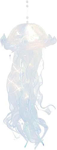 Homoyoyo Lámpara de medusa brillante LED Lámpara de medusa Lámpara colgante de dormitorio Farol Mariposas Decorativas para Pared Linterna Luz de