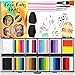 Kinderschminke, Split-Kuchenpalette Face Body Paint Fasching Schminke Kinder, Schminkset Halloween Gesichts-Make-Up,Bodypainting Farben Karnevalsschminke Kinder Halloween Schminke Karneval Set Mädchen Kunstblut,Halloween günstig Kaufen-Kinderschminke, Split-Kuchenpalette Face Body Paint Fasching Schminke Kinder, Schminkset Halloween Gesichts-Make-Up,Bodypainting Farben Karnevalsschminke Kinder Halloween Schminke Karneval Set Mädchen