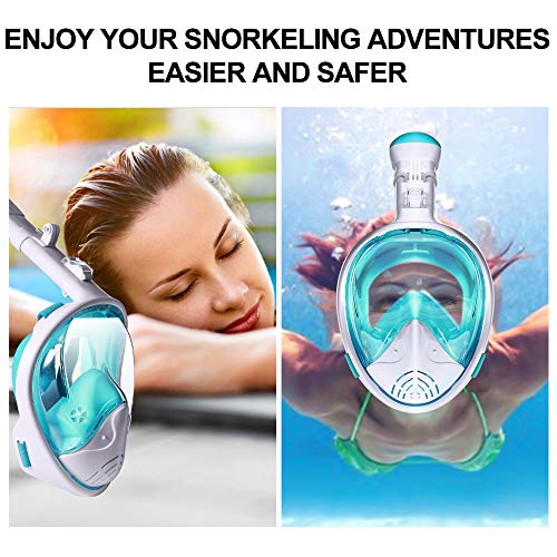 image for STRENTER Full Face Snorkel Mask Foldable Panoramic View Snorkeling Mas